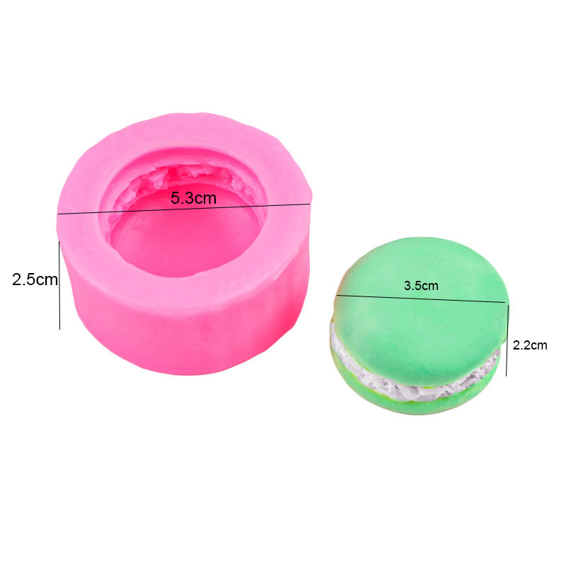 3D Macaron Fondant Silicone Mo - đánh giá và giá Candle Supplies Eu