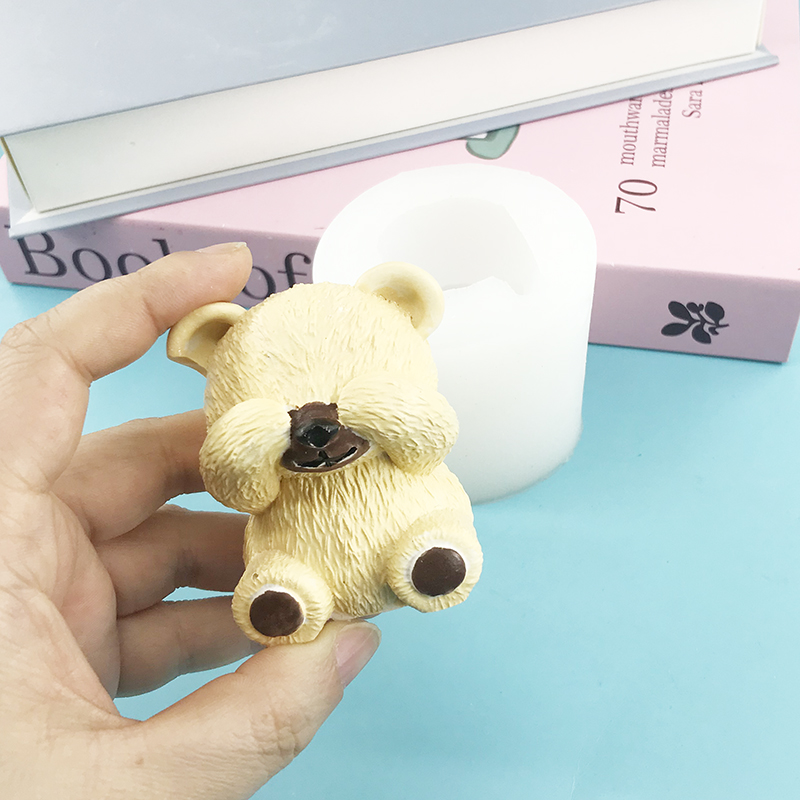 Blindfolded little bear Silico - đánh giá và giá Candle Supplies Eu