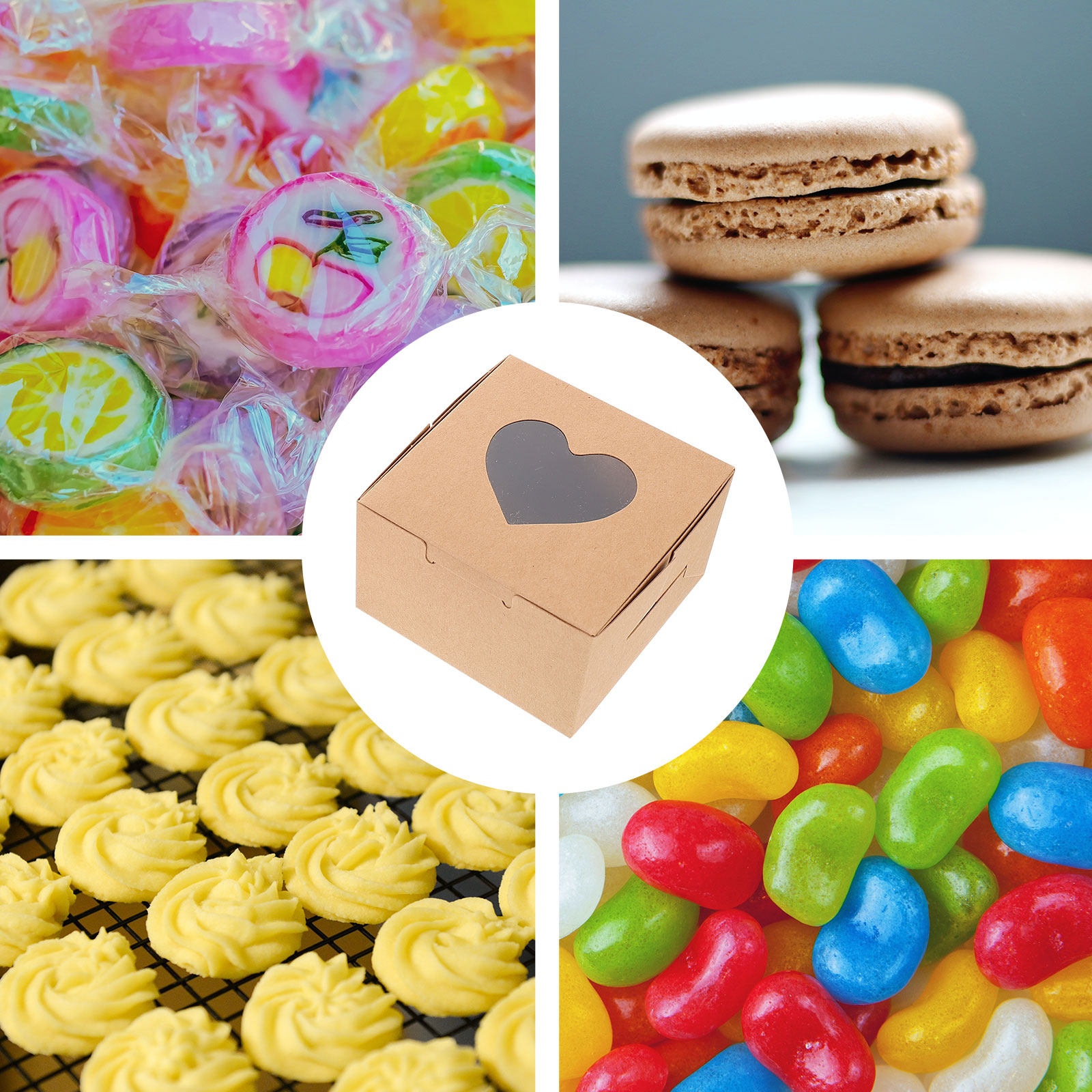 40Pcs Egg Yolk Pastry Cake Box - đánh giá và giá Kraft Paper Box
