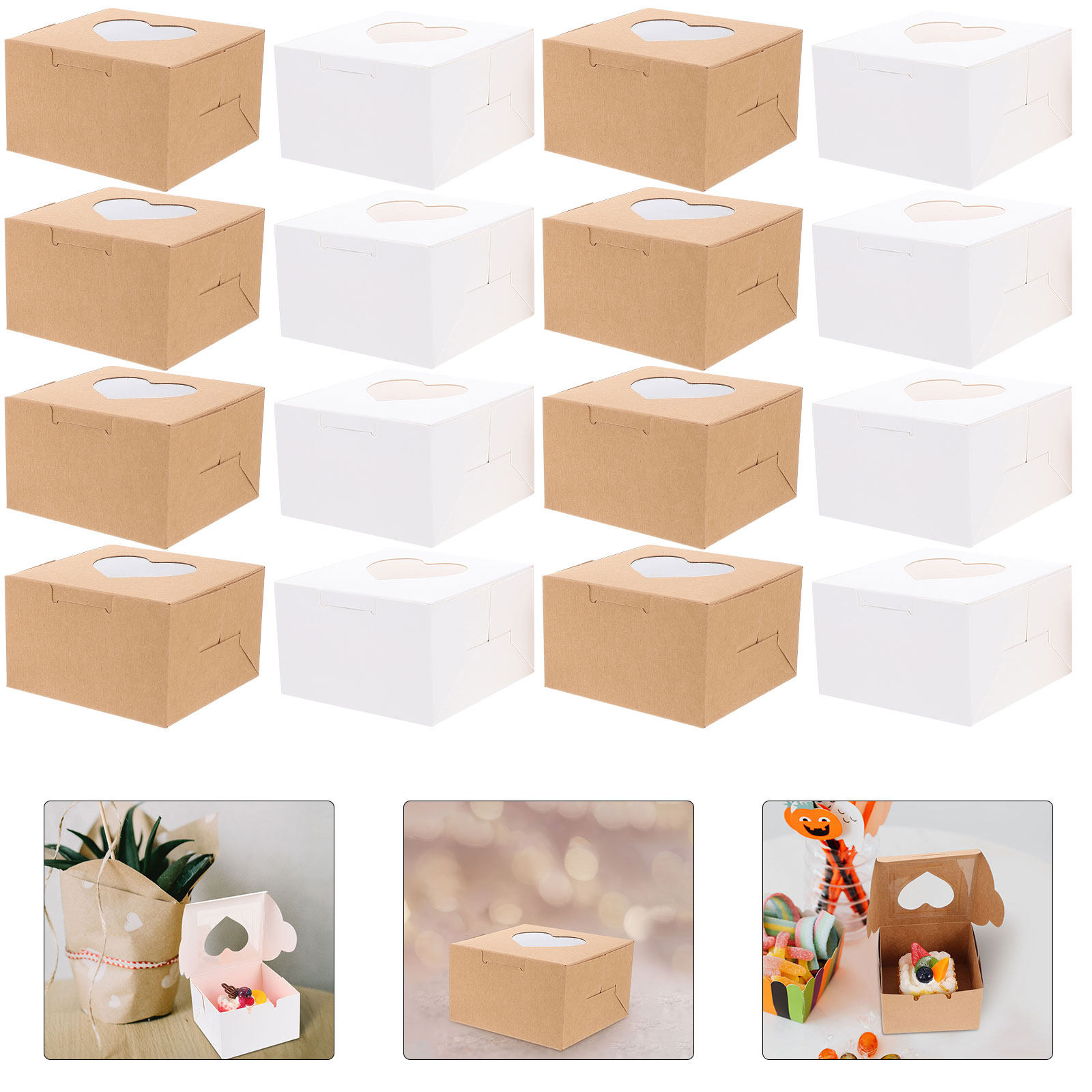 40Pcs Egg Yolk Pastry Cake Box - đánh giá và giá Kraft Paper Box