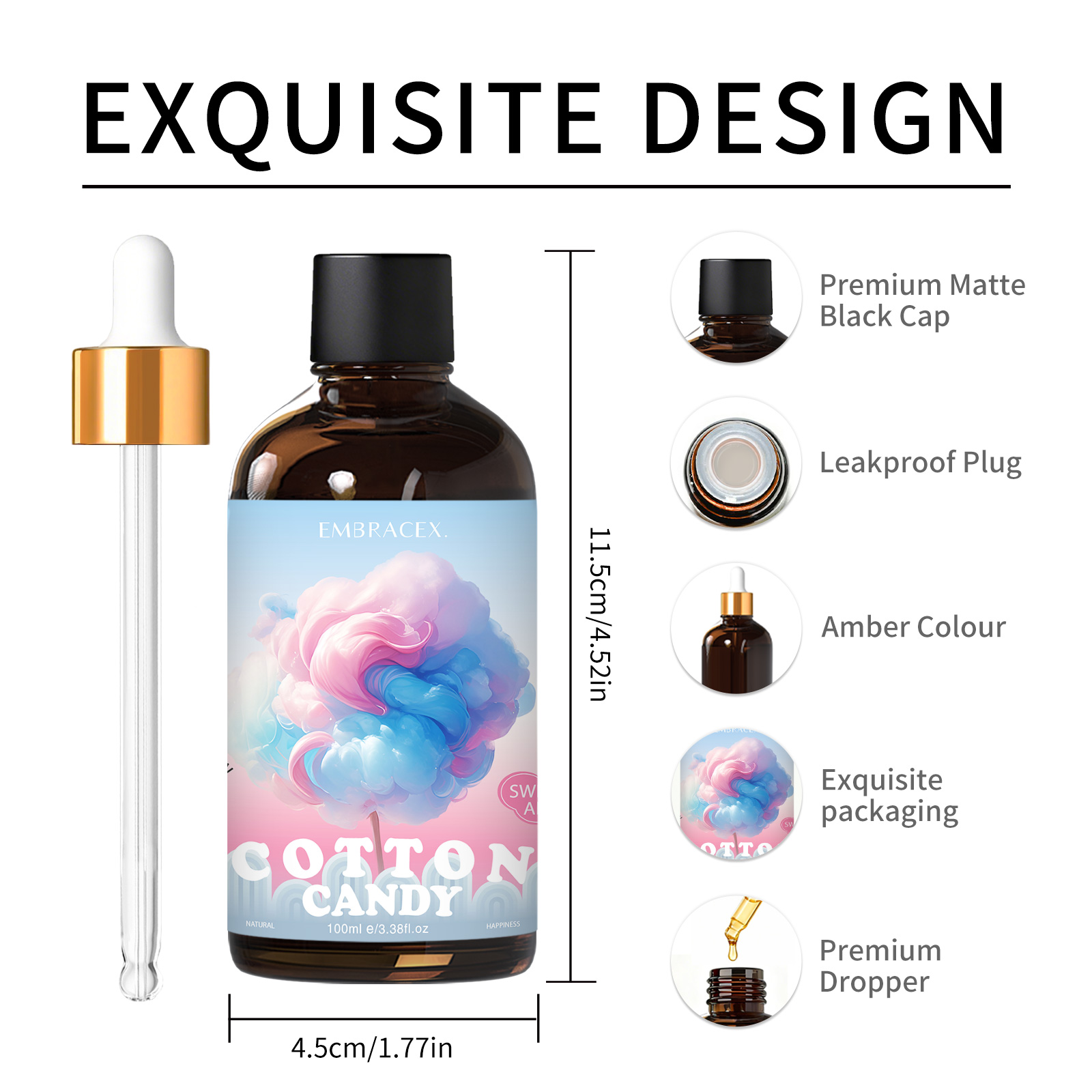 100ml Cotton Candy Fragrance O - đánh giá và giá Candle Souvenir