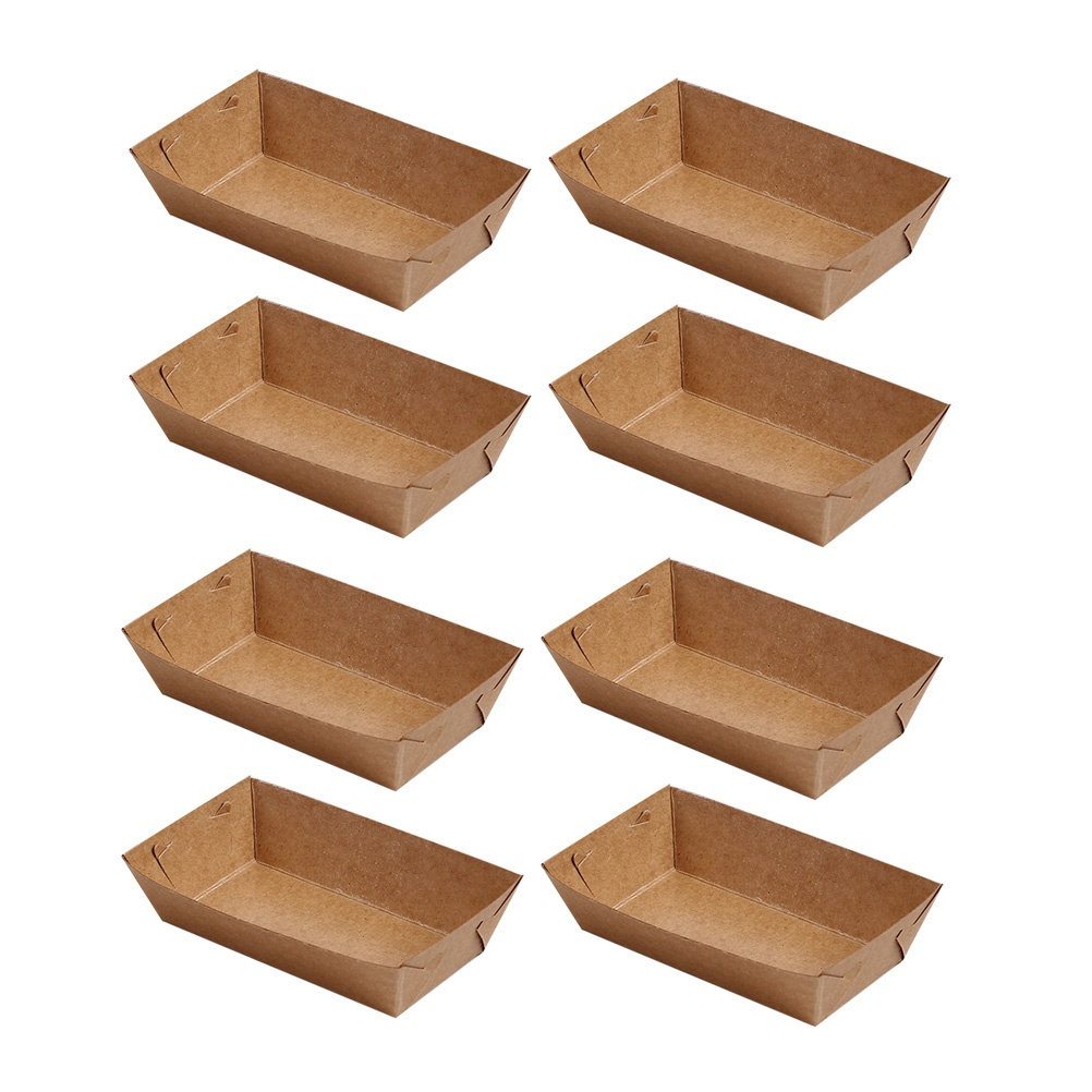 30Pcs Boat Shaped Disposable P - đánh giá và giá Kraft Paper Box