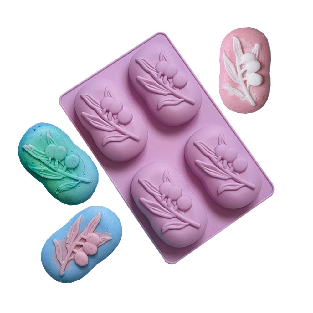 4 Cavities Oval Olive Tree Sil - đánh giá và giá Candle Supplies Kit