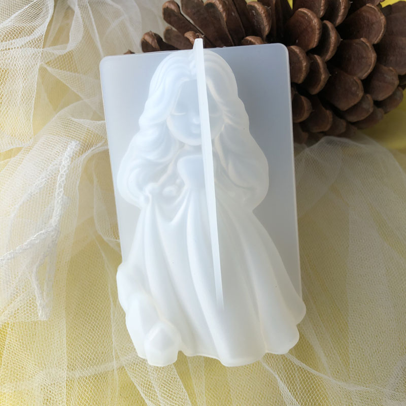 3D Cute Princess Silicone Cand - đánh giá và giá Candle Souvenir