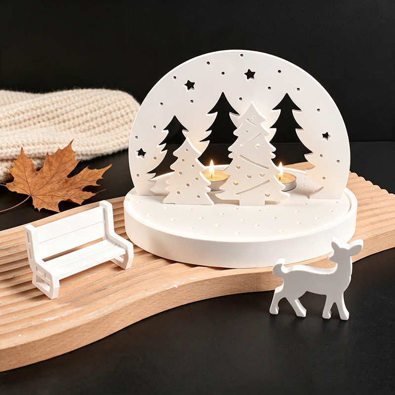 Christmas Elk Tealight Candle  - đánh giá và giá Candle Supplies Kit