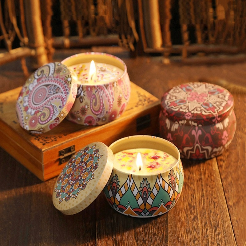 Dried Flower Smokeless Scented - đánh giá và giá Candle Souvenir