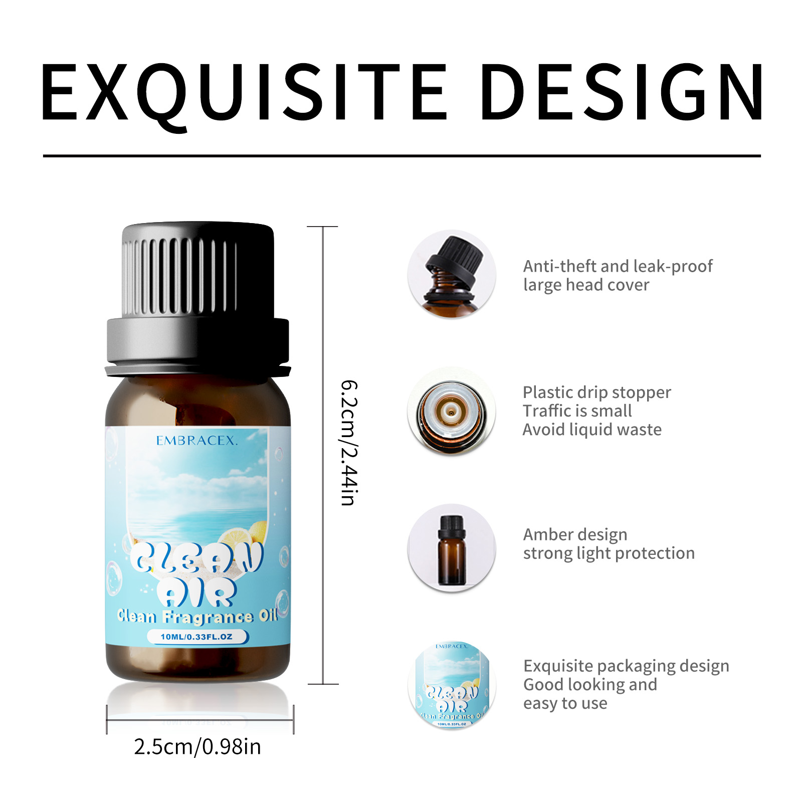 10ml Clean Air Fragrance Oils  - đánh giá và giá Candle Souvenir