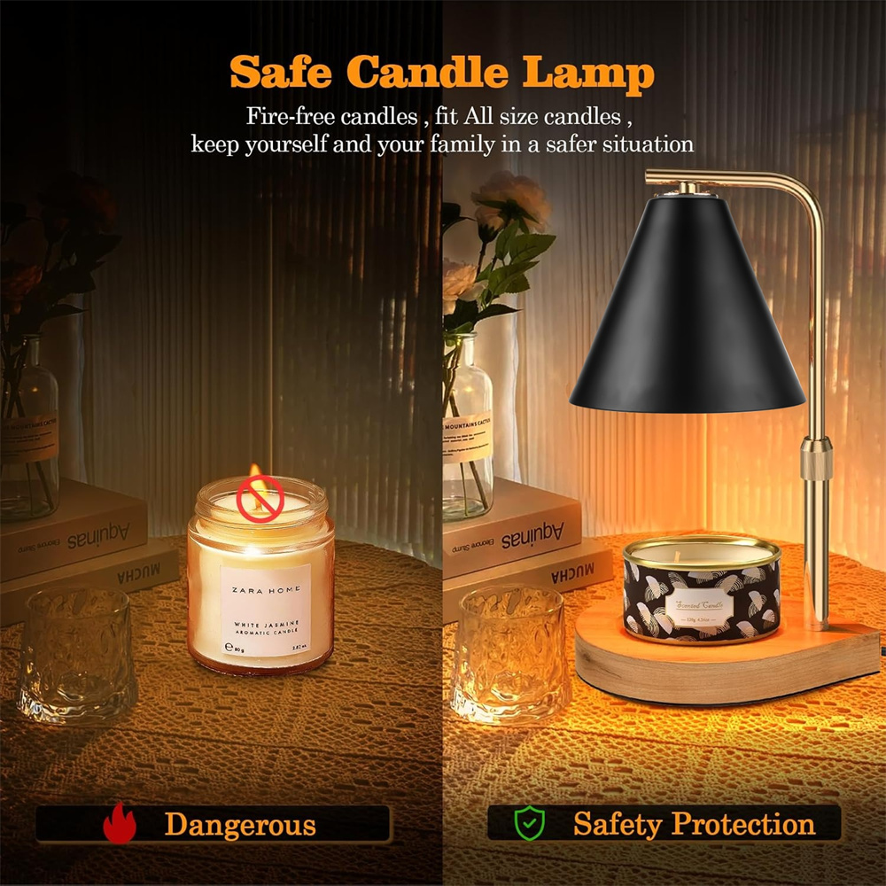 Black Candle Warmer Lamp with  - đánh giá và giá Candle Souvenir