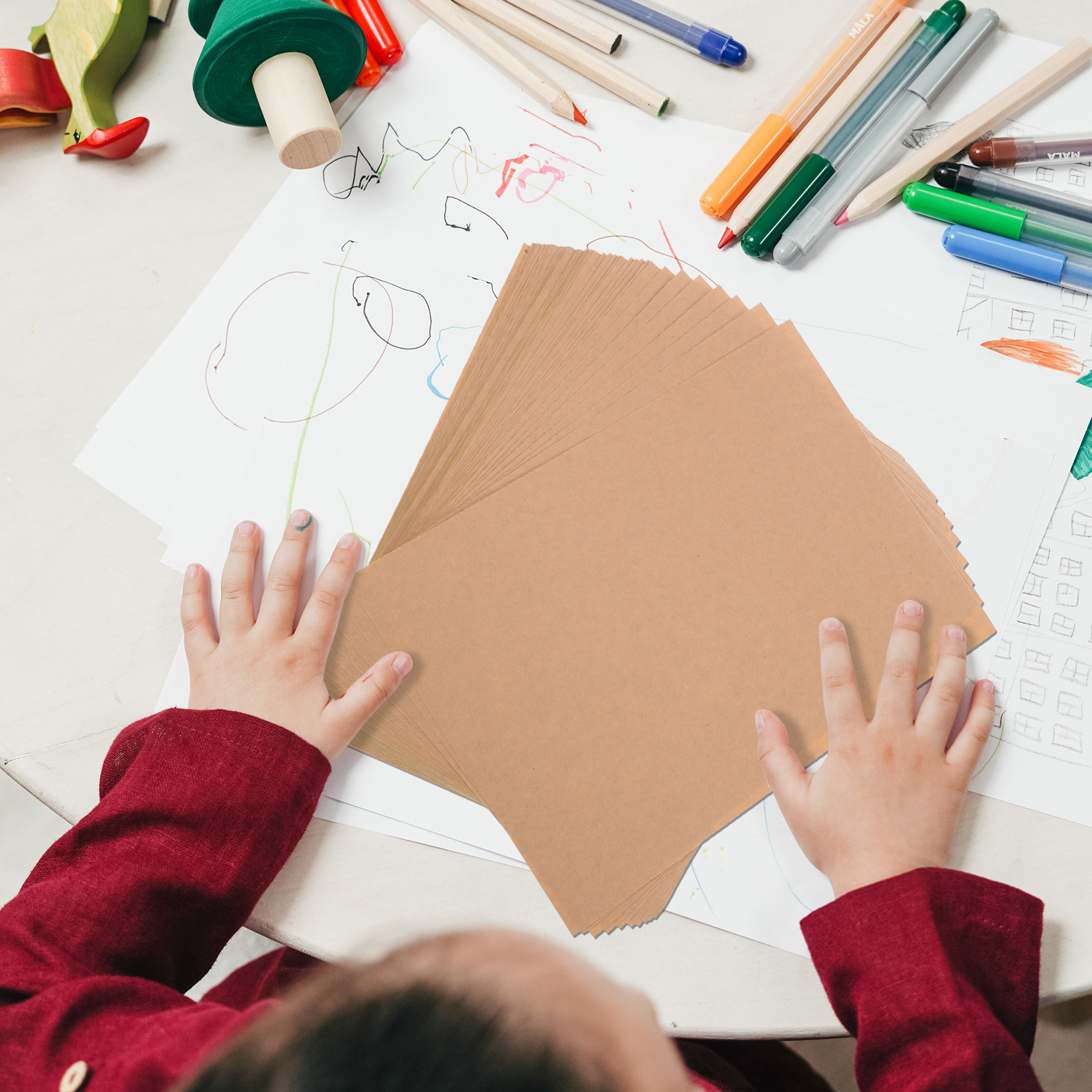 Writable Printable Adhesive Br - đánh giá và giá Kraft Paper Box