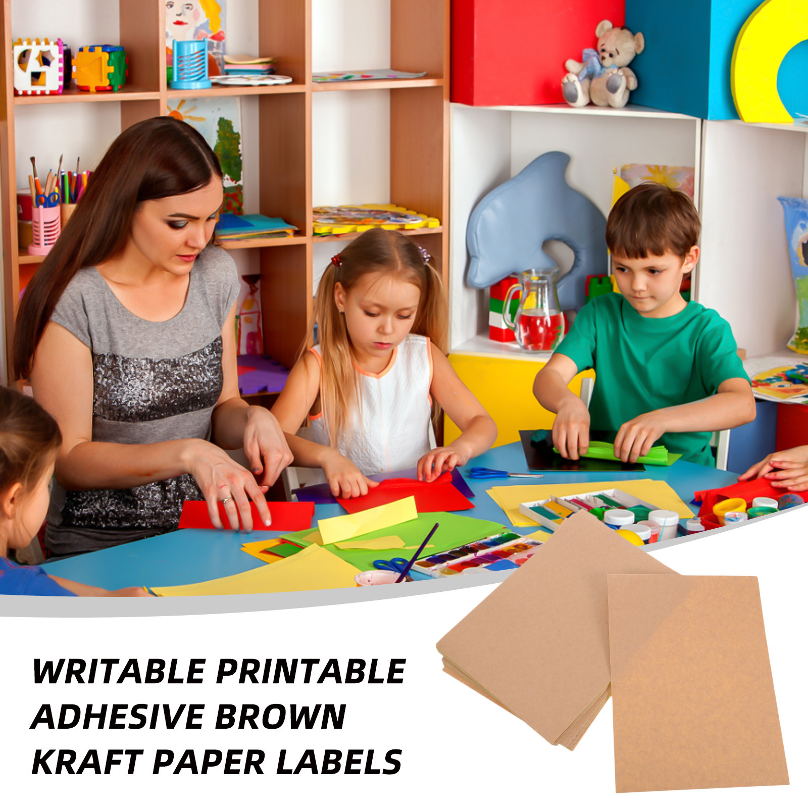 Writable Printable Adhesive Br - đánh giá và giá Kraft Paper Box