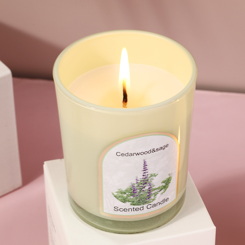 Wood cover colored glass scent - đánh giá và giá Candle Souvenir