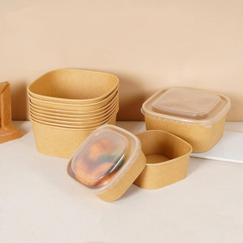 10Pcs Disposable Lunch Box Kra - đánh giá và giá Kraft Paper Box