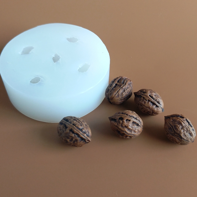 3d Small Walnut Silicone Molds - đánh giá và giá Candle Supplies Eu