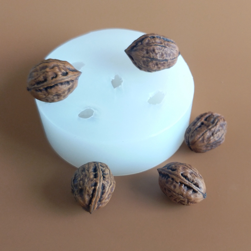 3d Small Walnut Silicone Molds - đánh giá và giá Candle Supplies Eu