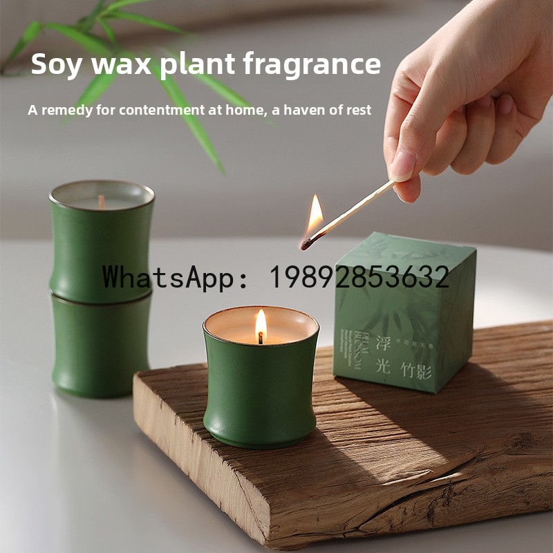 LZ scented candle gift box bam - đánh giá và giá Candle Souvenir