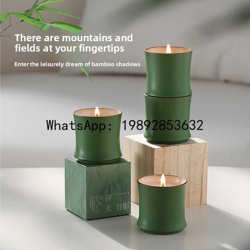 LZ scented candle gift box bam - đánh giá và giá Candle Souvenir
