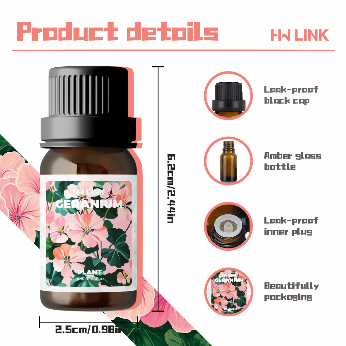 Geranium Essential Oils 10ml P - đánh giá và giá Candle Souvenir