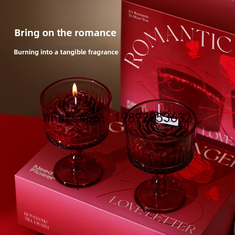 LZ rose scented candle modelin - đánh giá và giá Candle Souvenir