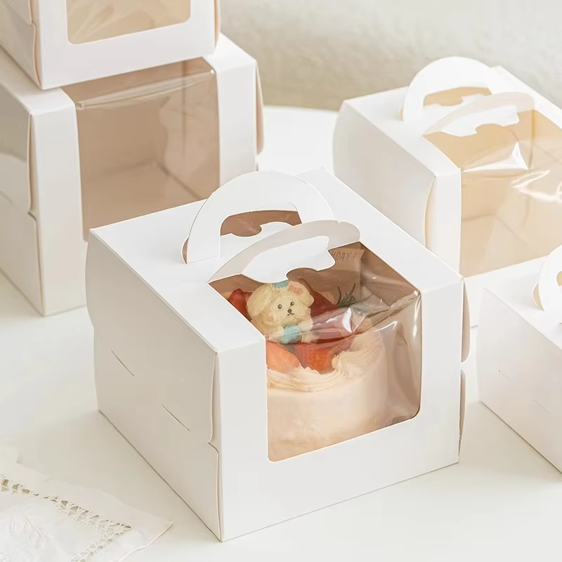 4-inch cake packaging box, can - đánh giá và giá Kraft Paper Box
