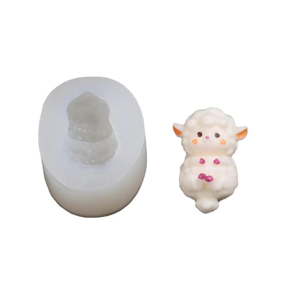 Creative Cartoon Sheep Silicon - đánh giá và giá Candle Supplies Eu